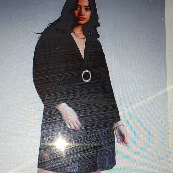 Tie Front Dolman Cover Up Tunic - Picture 7 of 7